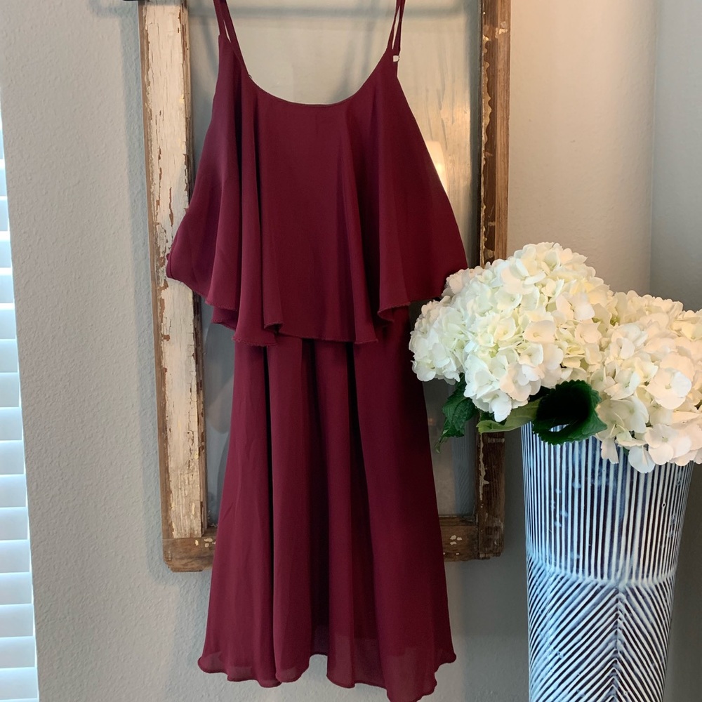 Maroon dress